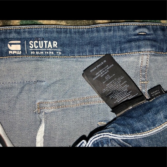 Men’s GStar Raw 3D Scutar Slim Tapered Stretch Jeans 32 x 31 - Picture 3 of 6